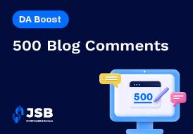 500 Blog Comments